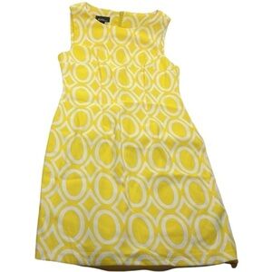 Neon Yellow Geometry: Alyx's Mini Summer Dress - Stand Out in Style‎